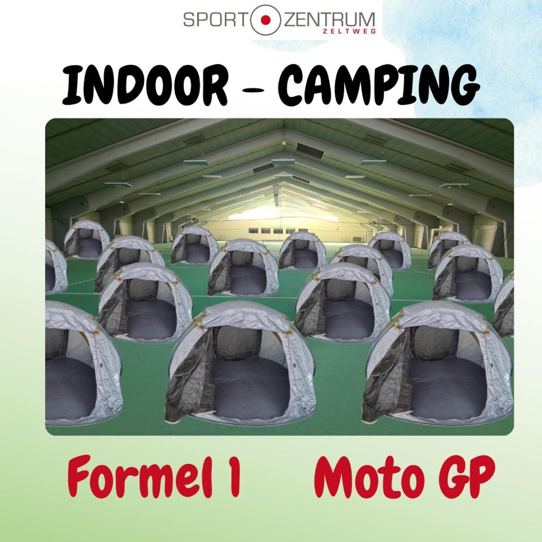 Indoor Camping Sportzentrum Zeltweg Exterior foto